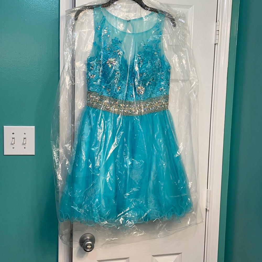 Blue dress
